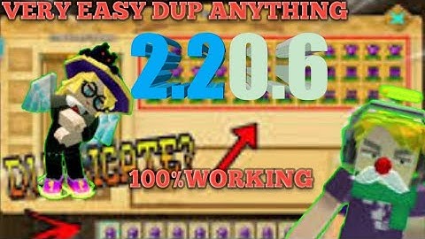 Blockman go || new duplication 2.20.6!!! in sky block || latest duplication glitch ||