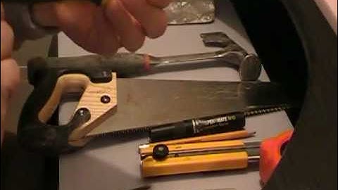 Part 1 Tools for working with foam for wargaming terrain