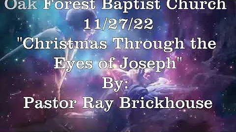 Oak Forest Baptist Church Message   Christmas Thro...