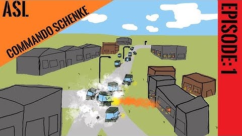 Advanced Squad Leader - COMMANDO SCHENKE | ASL AAR 1 of ? | WW2 Strategy Tactical Simulation