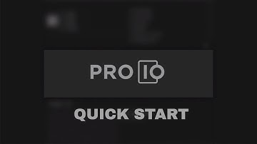 Pro IO for Premiere Pro and After Effects Quick Start