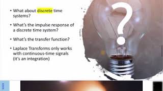 Signal and system lecture 10 discrete time system and z transform