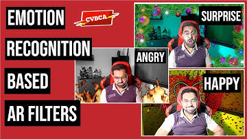 AI Filters With Emotion Recognition Based Triggers | Mediapipe | OpenCV | (8/10) #CVBCA