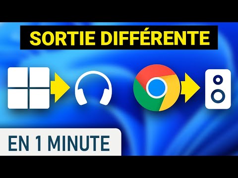 How to set a different audio output device for Chrome