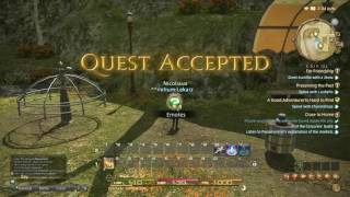 Final Fantasy XIV (FF14) - Conjurer Gameplay Level 1-5 - Gridania Walkthrough