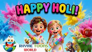Holi The Festival of Colors 🎨 | Happy Holi Song for Kids | Rhyme Toons World screenshot 3