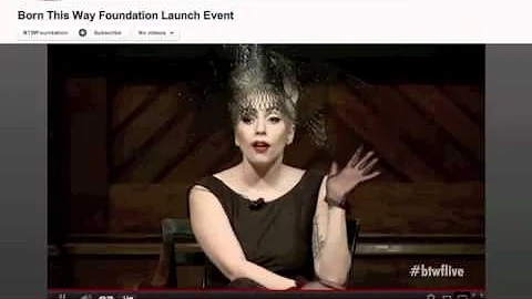 Lady Gaga Born This Way Foundation Launch Event FULL