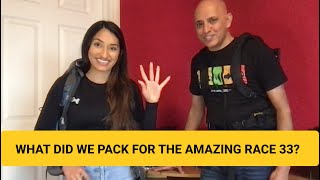 What did we pack for The Amazing Race 33?