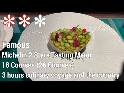 $275 (£205) 2 Stars Michelin 18 Course -26 Dishes Fine Dining in London ‘A.Wong Taste of China' menu