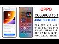 Oppo ColorOS 16.1 Update Tracker : June Schedule🔥 ColorOS 16.1 for Reno 11/12/13/14 Pro,F25,F27,F29