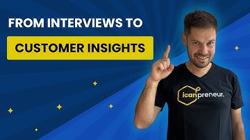 Extracting the most from your conversations with customers using Icanpreneur