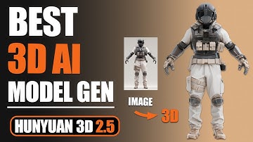 Create BETTER 3D AI Models Than Ever Before! - Hunyuan 3D 2.5