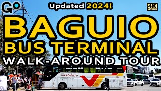 4K || BAGUIO'S BUS TERMINAL || Bus ticket prices || Souvenirs || Restaurants || Walk-around tour