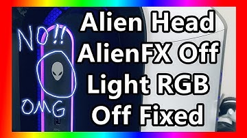 How to Fix Alienware Aurora R11 / R12 Power Button RGB LED Light Not Turning on After BIOS Update