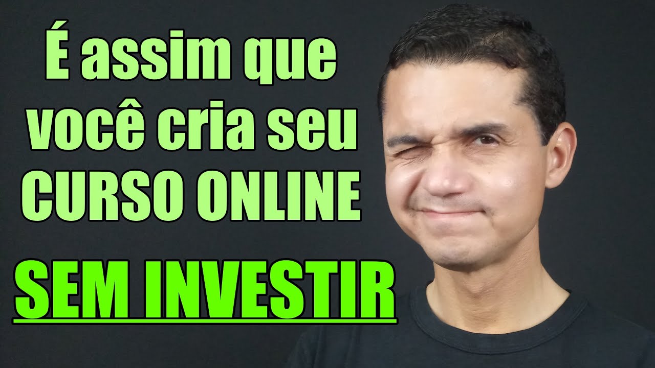 Como Criar seu Curso Online - passo a passo - YouTube