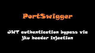 PortSwigger - JWT authentication bypass via jku header injection | Quick Solution