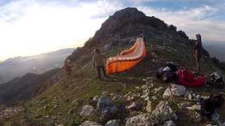 Mi primer vuelo en parapente. Alcaudete desde el aire.