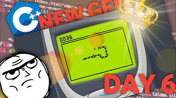 Creating NEW GEN SNAKE GAME game using C++ and SFML | DAY 6