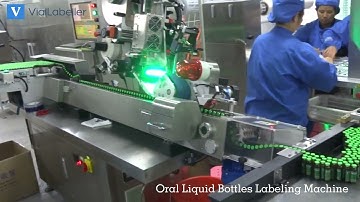 Horizontal Bottle Labeling Machine with Packaging Line for 10ml Vials