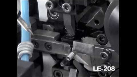 CNC Tension Spring Machine LE-208 - Extension Spring with Long Hook - YHM