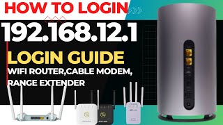 192.168.12.1 Admin Login Modem & Router |  T-Mobile Nokia 5G21 Gateway login Guide