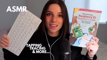 ASMR Keyboard Typing, Tracing, and Plastic Tapping [Raspberry Pi 400 Unboxing]