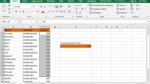 Use the proper formula to format the values of range C5:C24 of the sales worksheet, so as to...