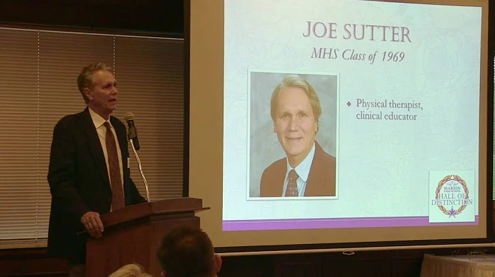 Joe Sutter Marion Giant Hall of Distinction!  Clas...