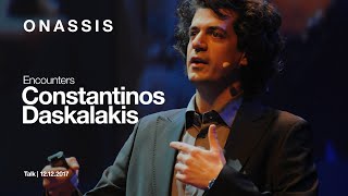 Constantinos Daskalakis, the Greek professor from MIT, at Onassis Stegi