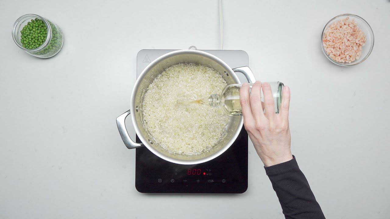 Risotto aux crevettes nordiques et aux petits pois | Ricardo Cuisine ...