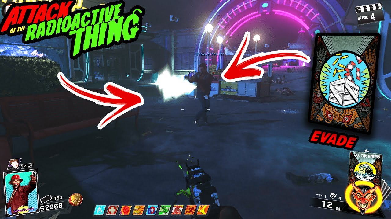 *NEW* COOL DLC 3 CARD 'EVADE' GAMEPLAY - FIRST IN WORLD! | DLC 3 ATTACK OF THE RADIOACTIVE THING!