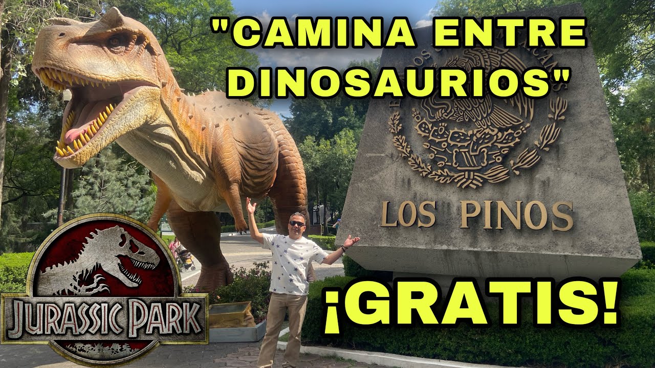Camina entre DINOSAURIOS en la exposición DINOS en los PINOS CDMX YouTube Camina entre DINOSAURIOS en la exposición DINOS en los PINOS CDMX YouTube
