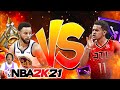 CURRY from deep!! BANGG!! TRAE YOUNG vs STEPHEN CURRY *NBA 2K21