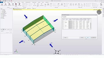 Tekla Structural Designer 2020 - Use Breve data in Wind Wizard to apply auto loading