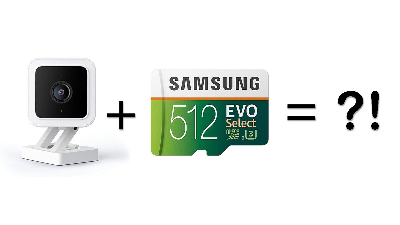 Testing Wyze Cam V3 with 512GB MicroSD Card (UPDATE It only records