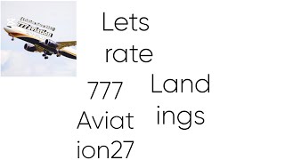 Rating Landings In Ptfs
