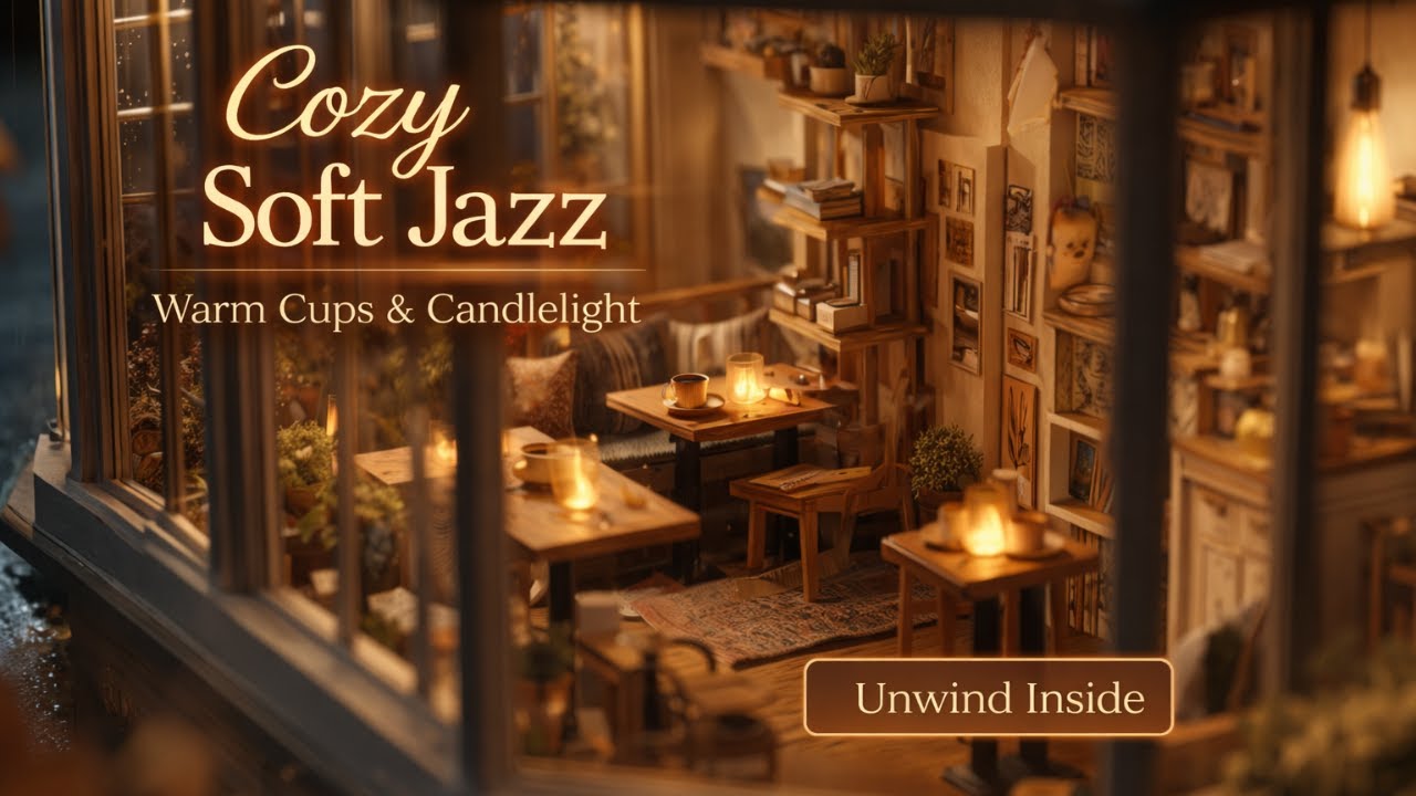 Cozy Soft Jazz — Warm Cups, Candlelight & Quiet Moments