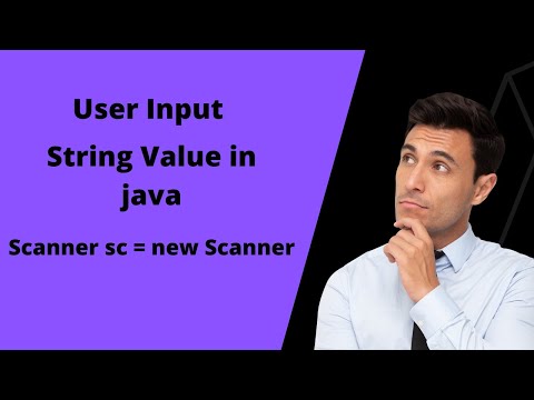 How to user input string value in  java