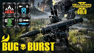 Helldivers 2 The Airburst Rocket Destroys Bug Swarms Solo Deathless Super Helldive