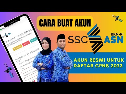 Cara Buat Akun SSCASN 2023‼️ Akun Resmi Untuk Daftar CPNS Tahun 2023.. Cukup Daftar Lewat HP Saja⁉️