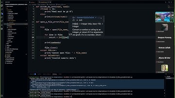 041525 COSC 1336 Python multiple exception handling