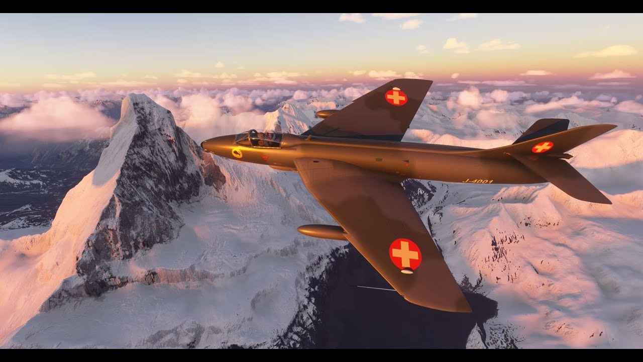 SwissMilSim Hawker Hunter MK-58
