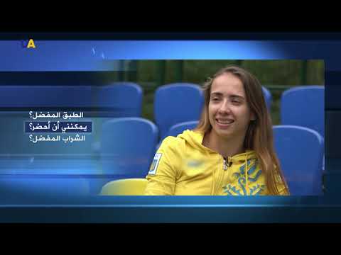 الأوكرانية مارينا كييكو الحائزة على فضية بطولة أوروبا في قفز المنطة