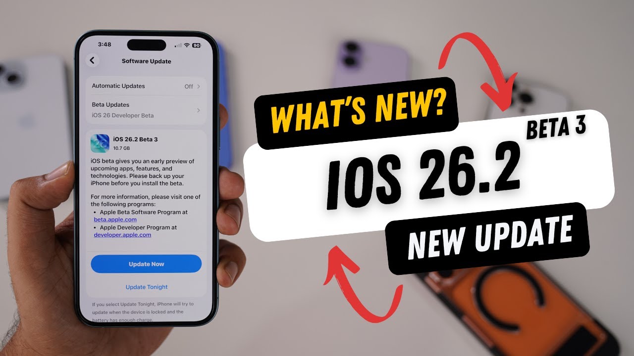 iOS 26.2 beta 3 Released | What's New?