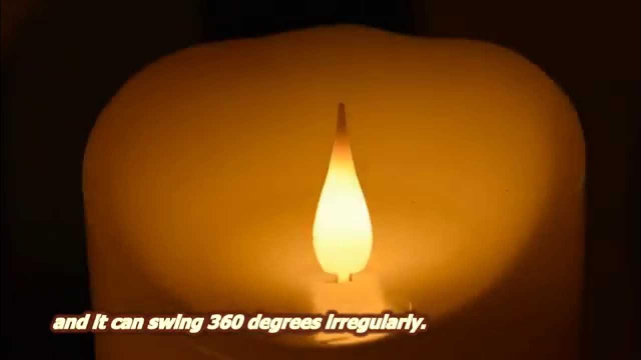 Amazing simulation of real flame shaking and blinking LED electronic
