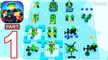 Total Army Clash - Gameplay Walkthrough Part 1 Level 1-20 (Android,iOS)