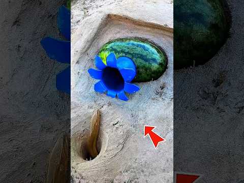 Giant Fish Trap in Field 🐟😲 ~ Building Wooden Log Cabin in Forest | Survival House Step by Step 153