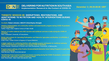 D4N2021: THEMATIC SESSION 2b