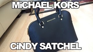 MiCHAEL KORS LARGE CiNDY SATCHEL REViEW