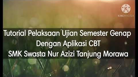 Tutorial Ujian CBT